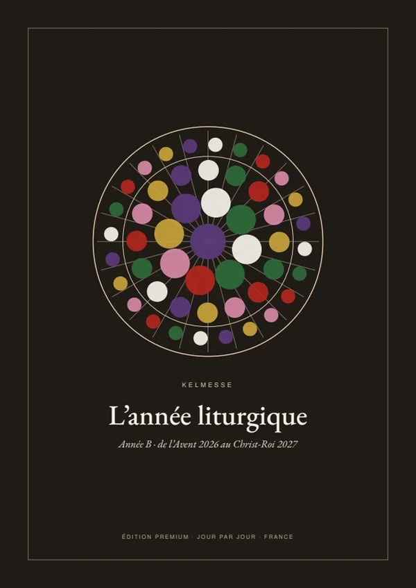 Couverture du calendrier liturgique premium 2026-2027 de Kelmesse