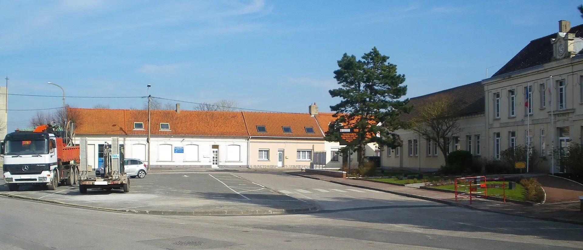 Vue de la commune, Marck