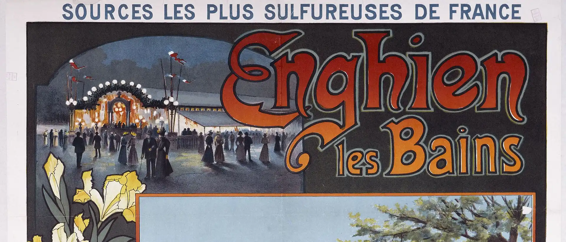 Vue de la commune, Enghien-les-Bains