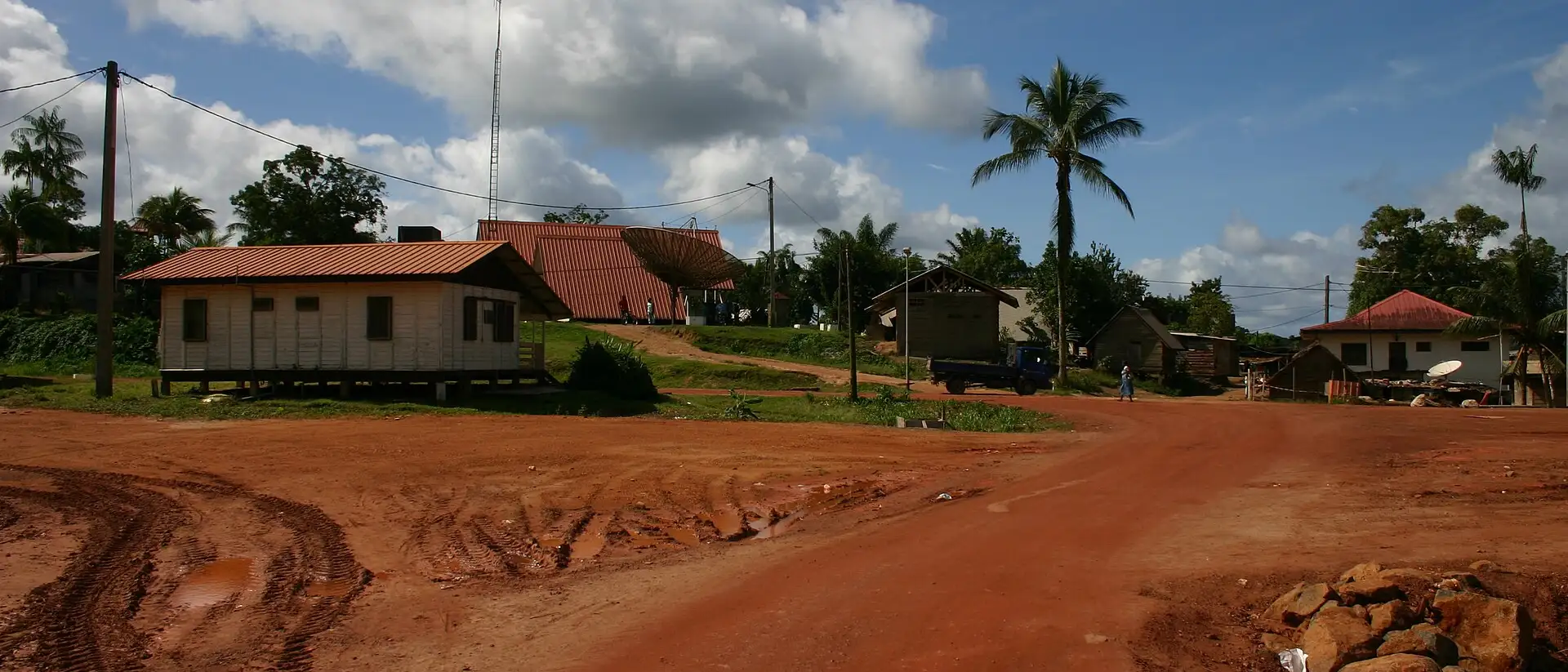 Vue de la commune, Apatou